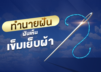 ฝันเห็นเข็มเย็บผ้า