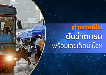 ทำนายฝัน ฝันว่าตกรถ พร้อมเลขเด็ดนำโชค