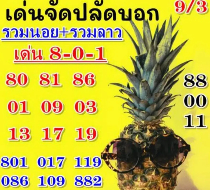 แนวทางหวยฮานอย 9/3/2565