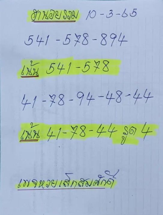 แนวทางหวยฮานอย งวดวันที่ 10 มีนาคม 2565