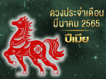 เดือนมีนาคม คนที่เกิดปีมะเมีย 2565