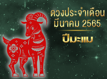 เดือนมีนาคม คนที่เกิดปีมะแม 2565