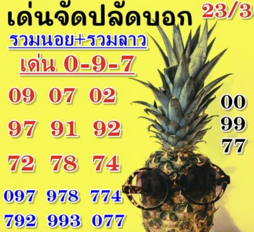 แนวทางหวยฮานอย งวดวันที่ 23 มีนาคม 2565