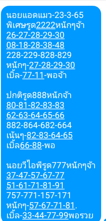แนวทางหวยฮานอย งวดวันที่ 23 มีนาคม 2565
