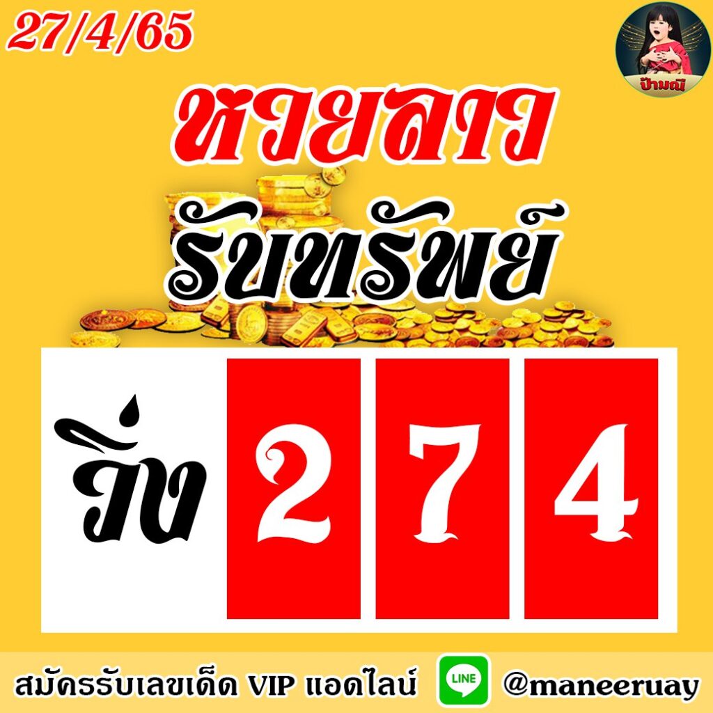 แนวทางหวยลาว ป้ามณี งวดวันที่ 27 เมษายน 2565