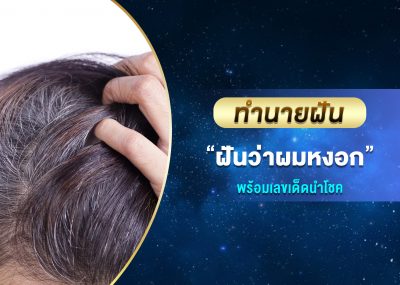 ทำนายฝัน ฝันว่าผมหงอก พร้อมเลขเด็ด