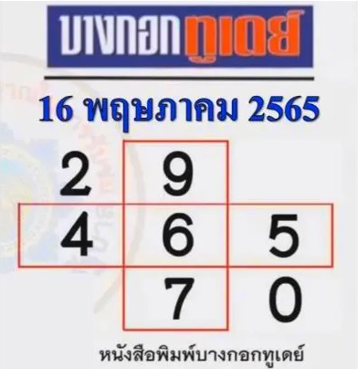 แนวทางหวยบางกอกทูเดย์-งวดประจำวันที่-16-พฤษภาคม-2565