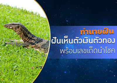 ทำนายฝัน ฝันเห็นตัวเงินตัวทอง พร้อมเลขเด็ดนำโชค