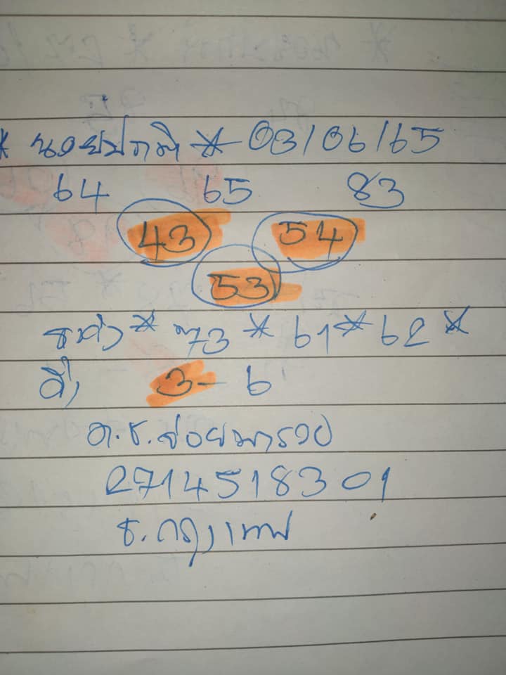 แนวทางฮานอย งวดวันที่ 3 มิถุนายน 2565