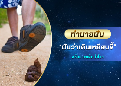 ทำนายฝัน ฝันว่าเดินเหยียบขี้ พร้อมเลขเด็ดนำโชค