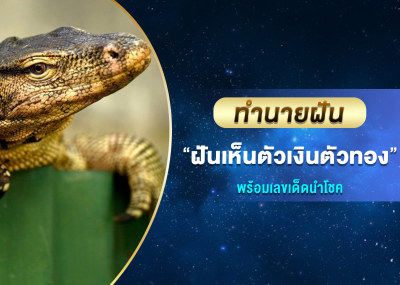 ทำนายฝัน ฝันเห็นตัวเงินตัวทอง พร้อมเลขเด็ดนำโชค
