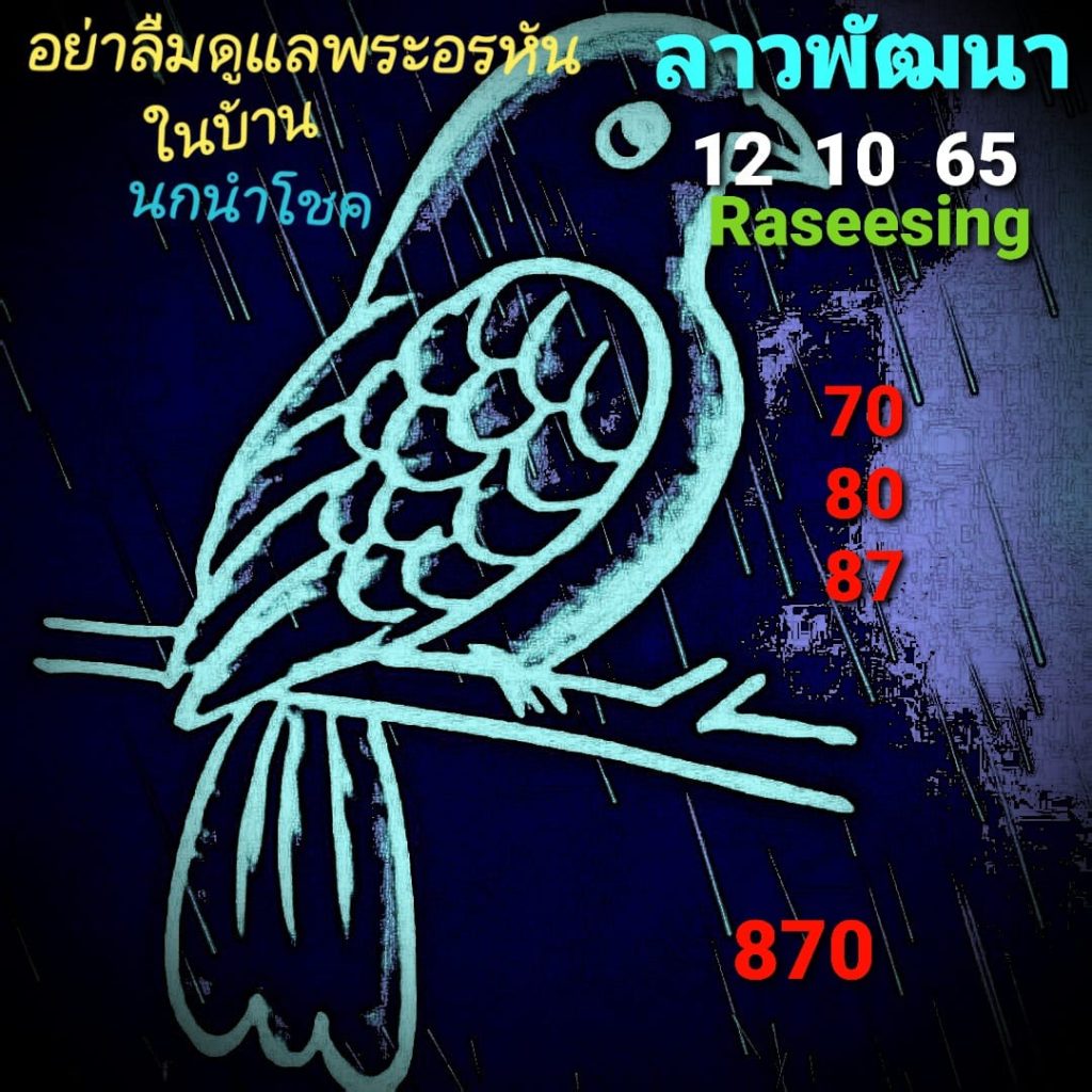 แนวทางหวยลาว เน้นๆ งวดประจำวันที่ 12 ตุลาคม 2565 3