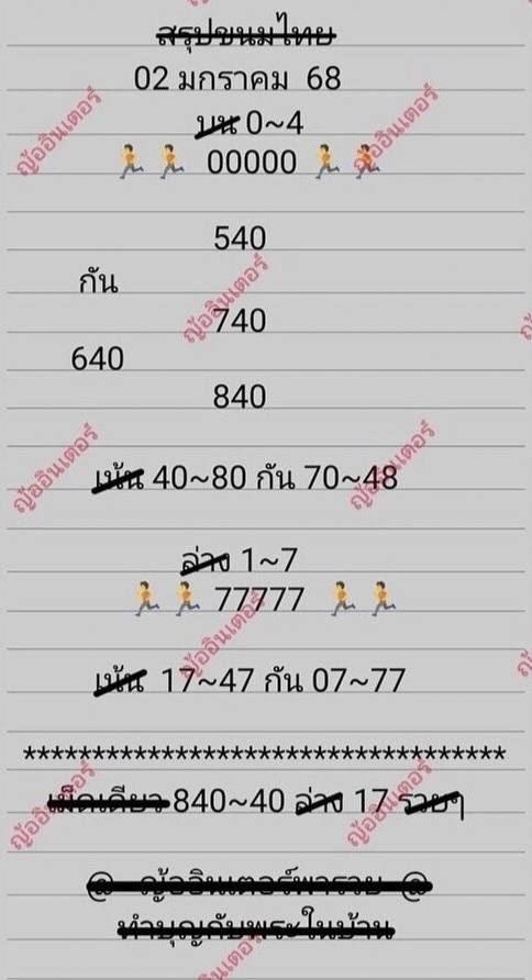 หวยญ้ออินเตอร์