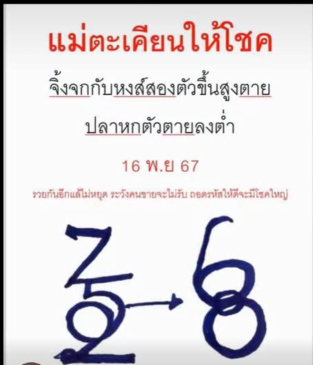 หวยแม่ตะเคียนทองให้โชค