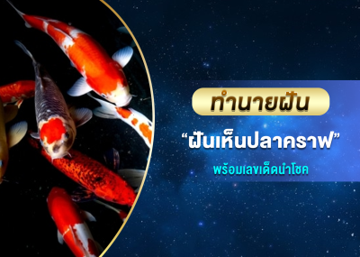 ทำนายฝัน ฝันเห็นปลาคราฟ พร้อมเลขเด็ดนำโชค