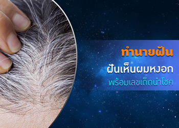 ทำนายฝัน ฝันเห็นผมหงอก พร้อมเลขเด็ดนำโชค