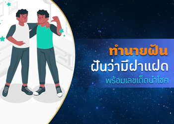 ทำนายฝัน ฝันว่ามีฝาแฝด พร้อมเลขเด็ดนำโชค