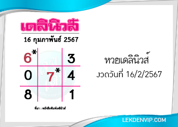 แนวทางหวยเดลินิวส์ 16/2/2567