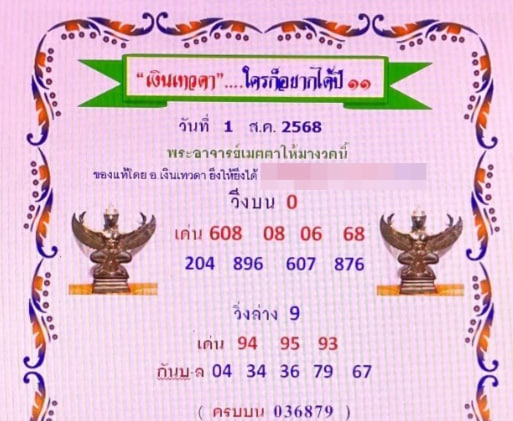 หวยเงินเทวดา