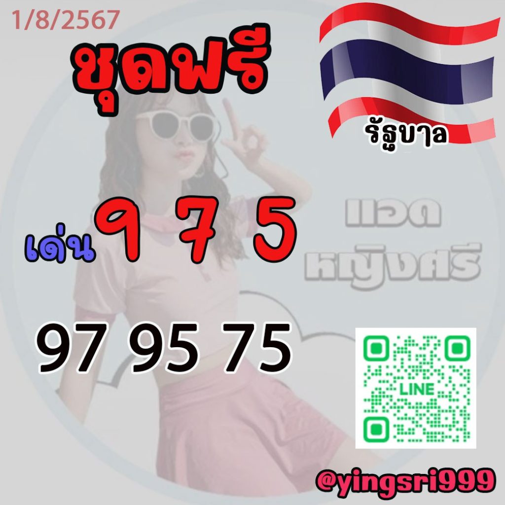 แนวทางหวยรัฐบาลไทย งวดวันที่ 1 สิงหาคม 2567