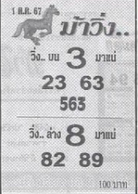 แนวทางหวยรัฐบาลไทย