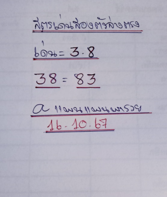 แนวทางหวยรัฐบาลไทย