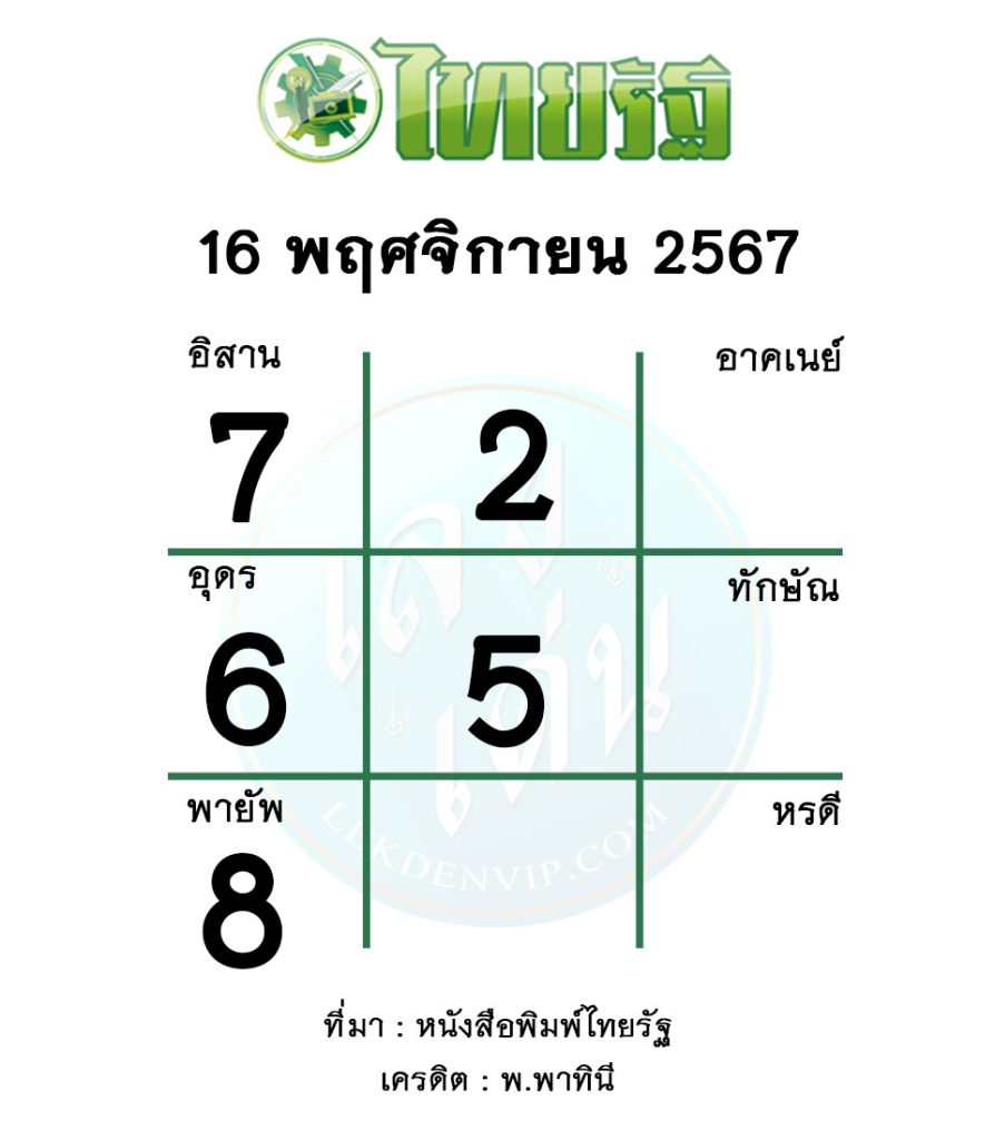 หวยไทยรัฐ