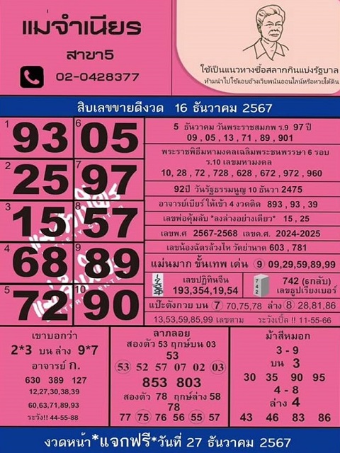 หวยรัฐบาลไทย