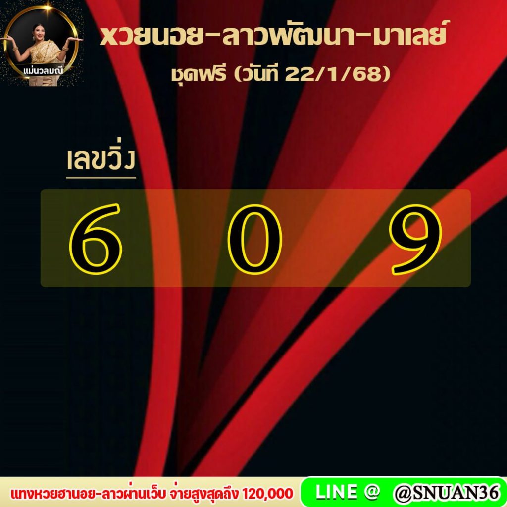 แนวทางหวยลาว หวยฮานอย หวยมาเลย์ แม่นวลมณี