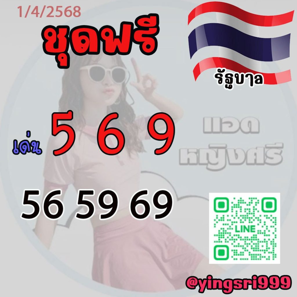 แนวทางหวยรัฐบบาลไทย คุณหญิงศรี