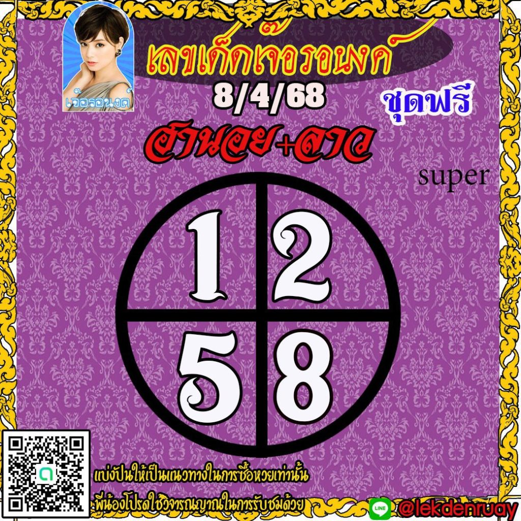 แนวทางหวยลาว หวยฮานอย หวยมาเลย์ เจ๊อรอนงค์