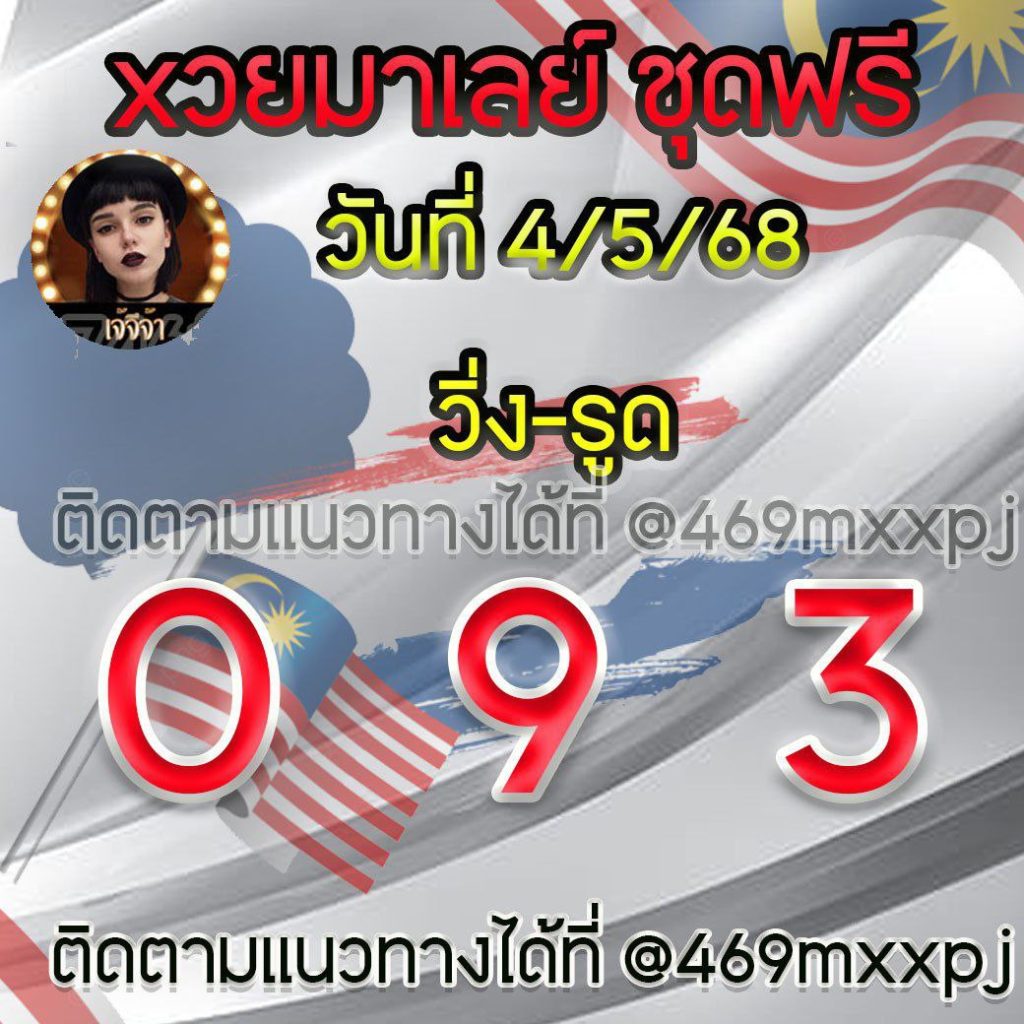 แนวทางหวยมาเลย์ เจ๊จีจ้า