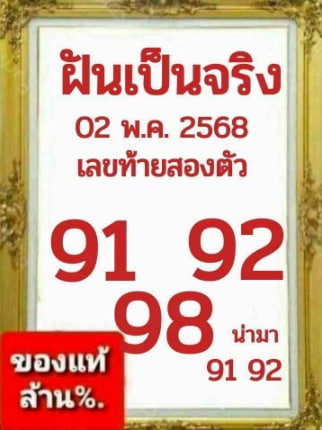 หวยฝันเป็นจริง