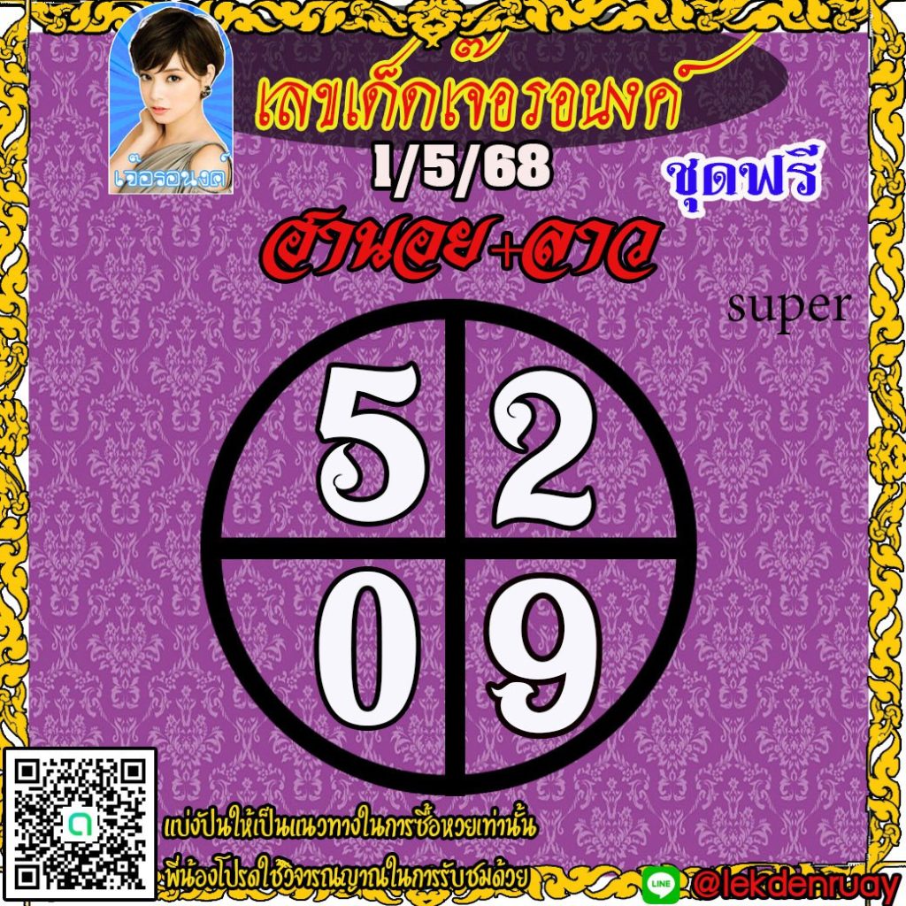 แนวทางหวยลาว หวยฮานอย หวยมาเลย์ เจ๊อรอนงค์