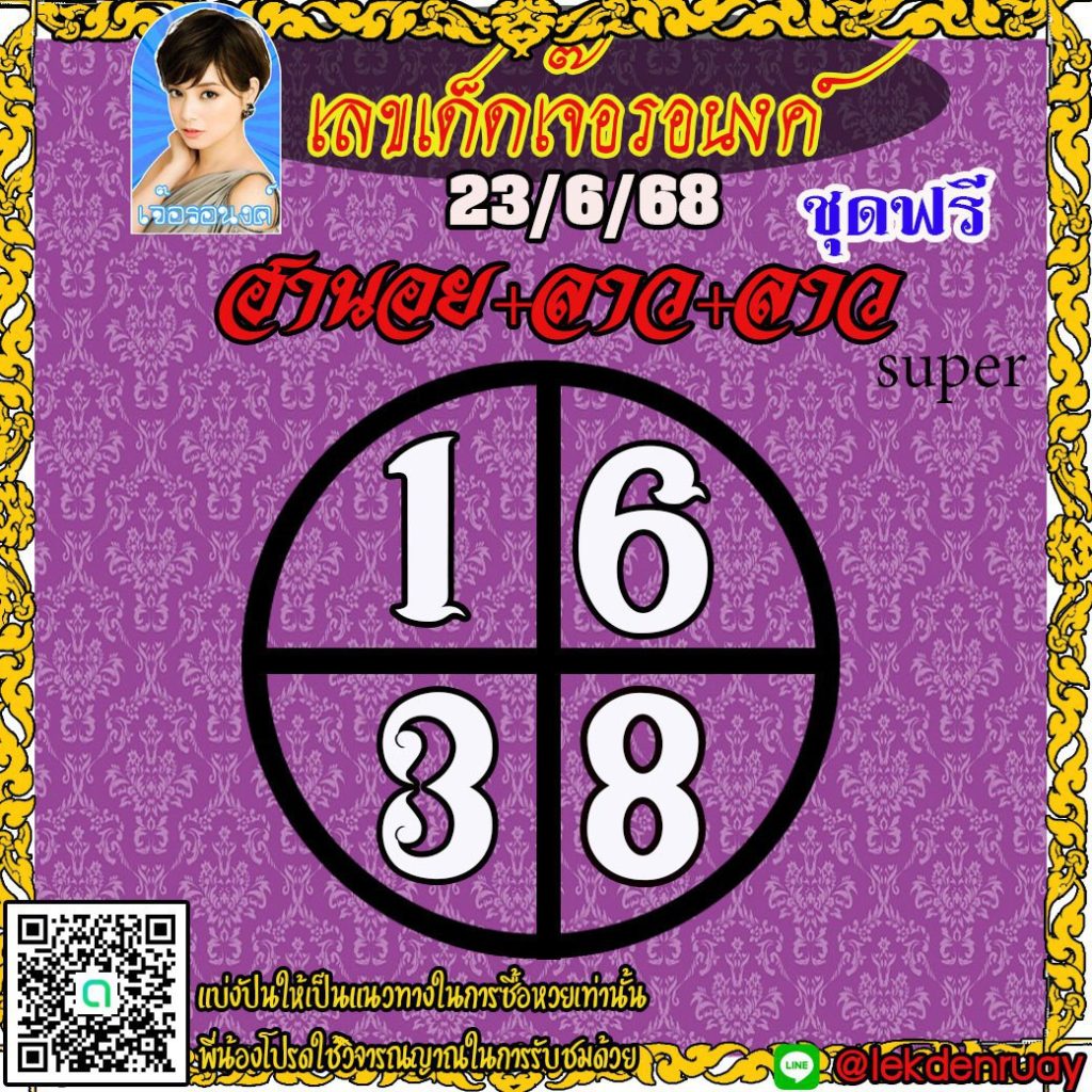 แนวทางหวยลาว เจ๊อรอนงค์