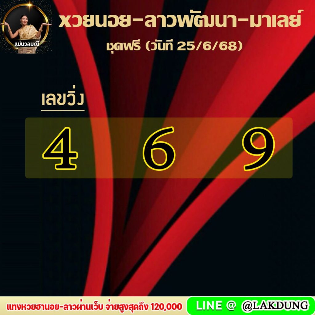 แนวทางหวยลาว หวยฮานอย หวยมาเลย์ แม่นวลมณี