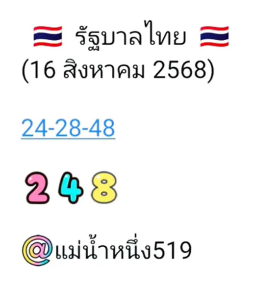 หวยแม่น้ำหนึ่ง