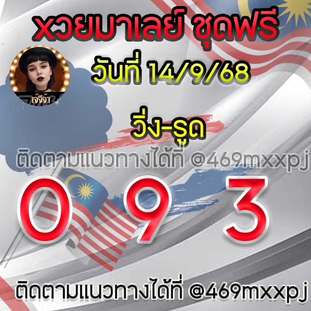 แนวทางหวยมาเลย์ เจ๊จีจ้า