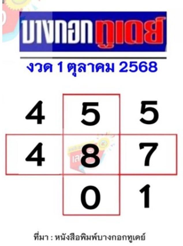 หวยบางกอกทูเดย์