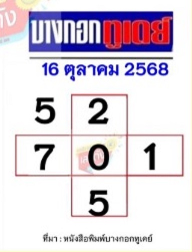 หวยบางกอกทูเดย์