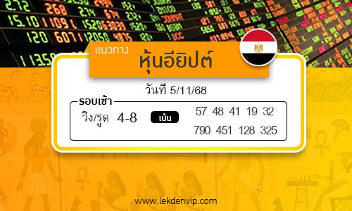 เลขเด็ดหวยหุ้นอียิปต์