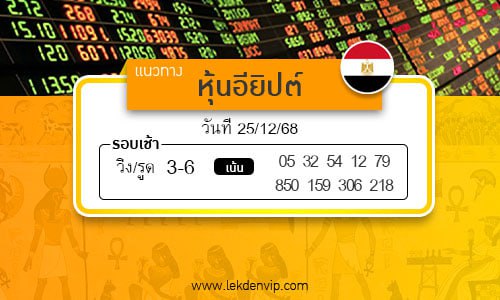 เลขเด็ดหวยหุ้นอียิปต์