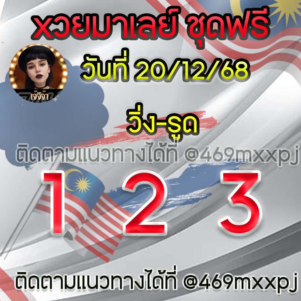 แนวทางหวยมาเลย์ เจ๊จีจ้า