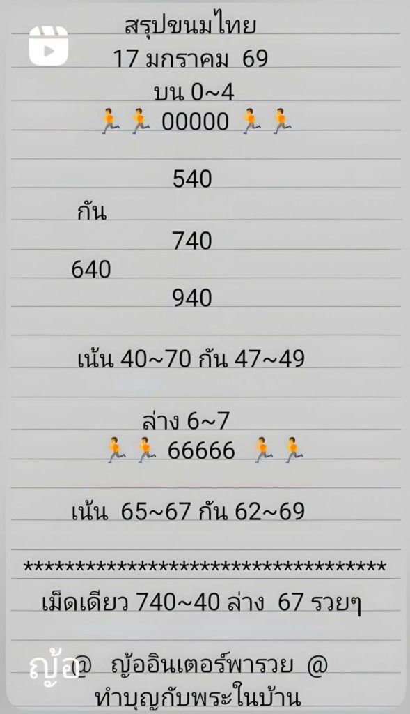 หวยญ้ออินเตอร์พารวย