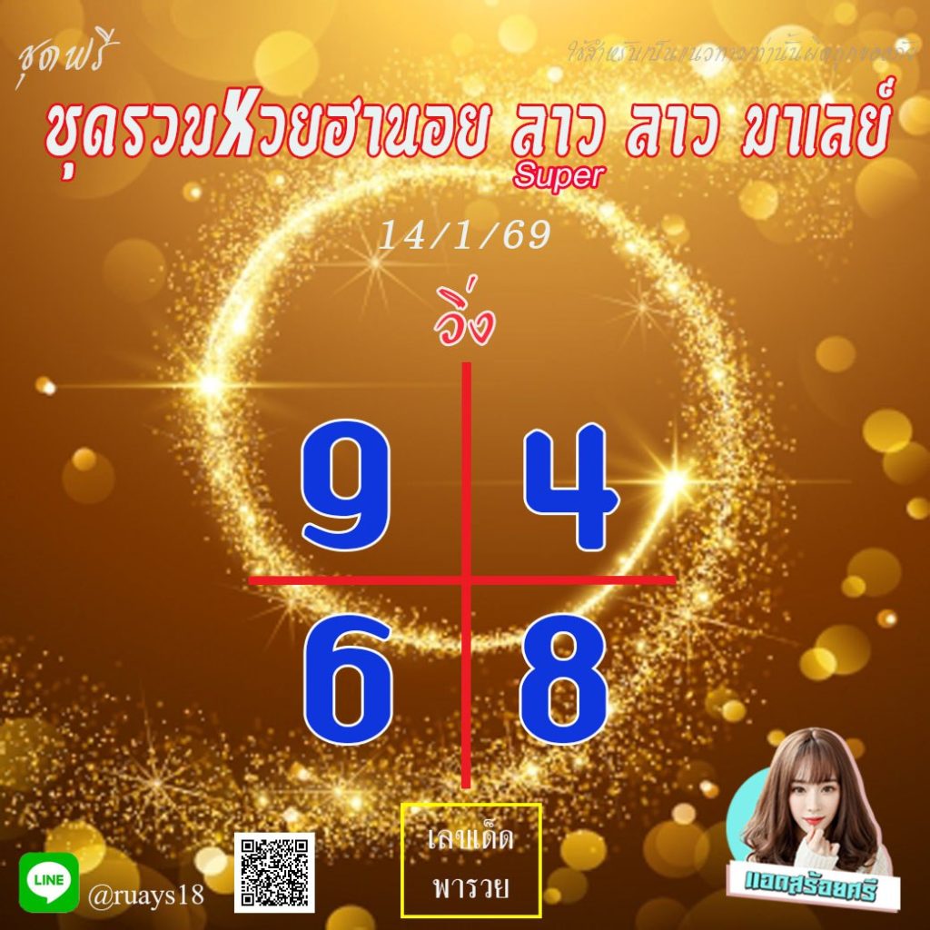 แนวทางหวยมาเลย์ คุณหญิงศรี