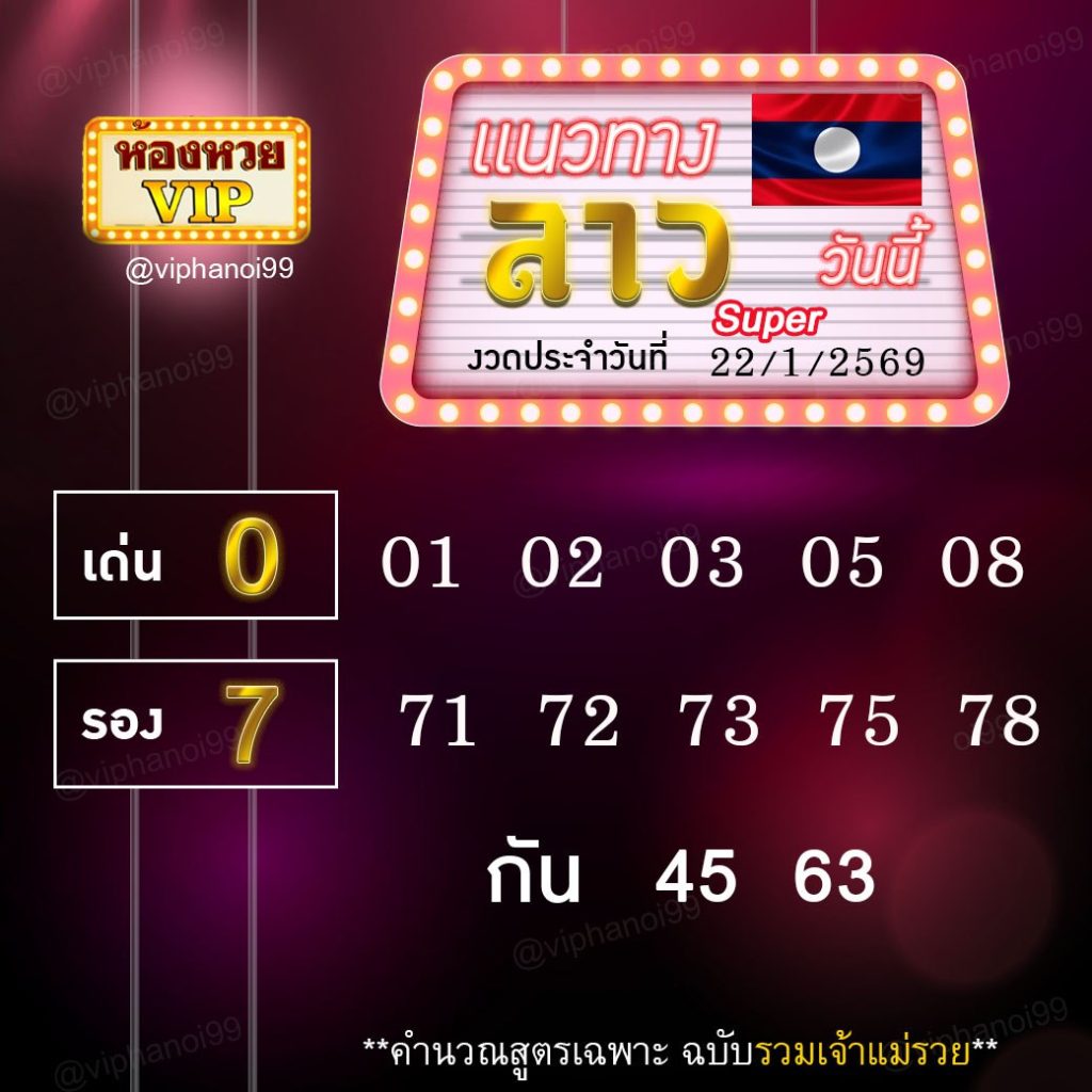 แนวทางหวยลาว ห้องวีไอพี